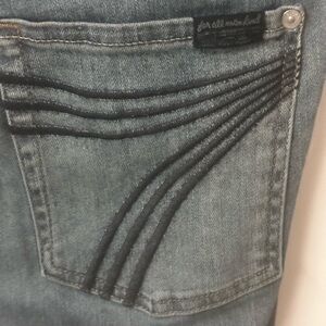 7 For All Mankind Dojo jeans with Contrast Stitching